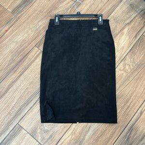Faux suede Calvin Klein skirt